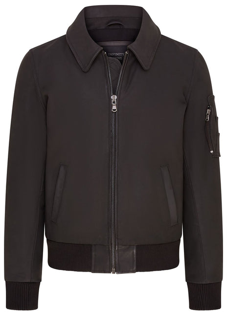 Men's A2 US Airforce Cowhide Aniline Leather Bomber Jacket