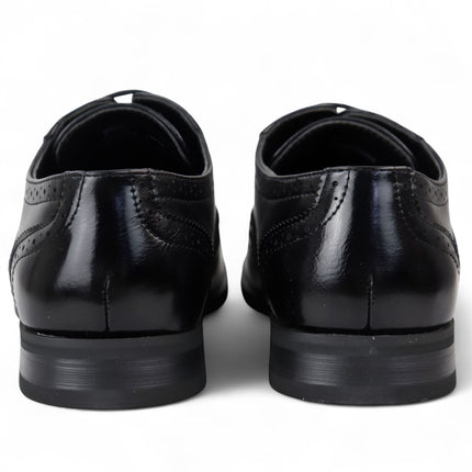 Men’s Black Classic Brogue Derby Oxford Shoes