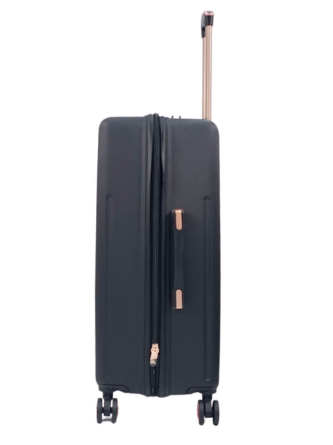 Lightweight Black Hard Shell ABS Suitcase Set Luggage Travel Cabin Case Bags