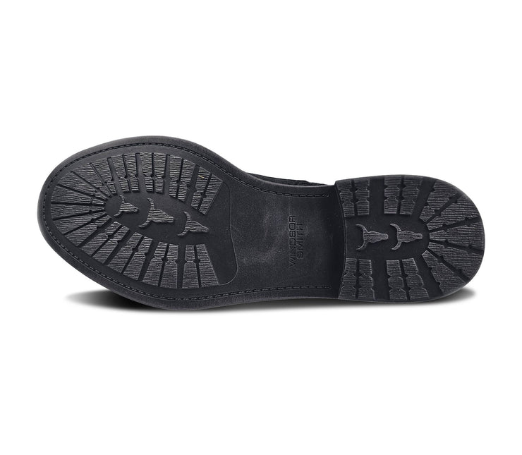 Windsorsmith Mens Black Leather Casual Chukka Ankle Desert Boots - Sebastien