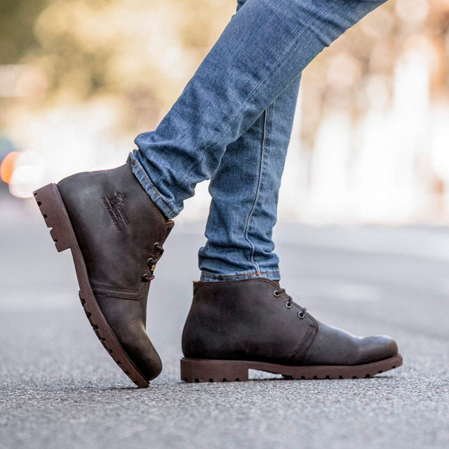 Panama Jack C2 Mens Brown Waterproof Havana Joe Lace Up Chukka Ankle Boots