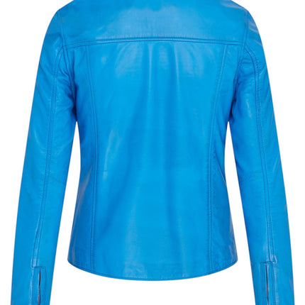 Women's Classic Brando Biker Leather Jacket - Broome