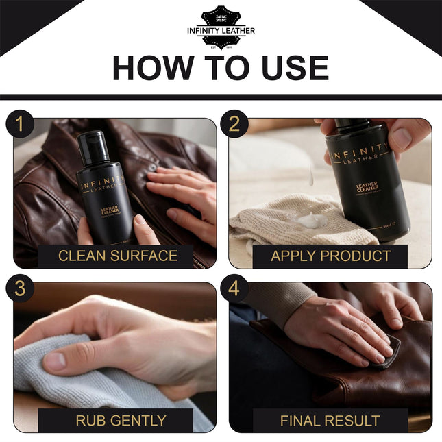 Smooth Leather Shoe, Bag & Sofa Stain Remover Leather Cleaner