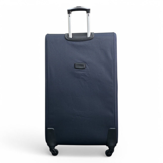 Soft Shell Lightweight Nylon Suitcase Set 4 Wheel Travel Case Holiday Bags