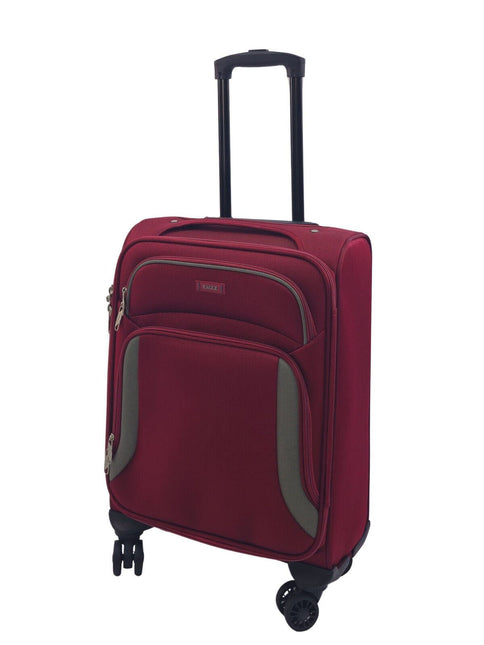 Soft Shell Suitcase Luggage Set Travel Light Carry On Cabin Bag