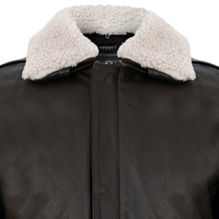 Mens Air Force A2 Cowhide Bomber Jacket-Montreal