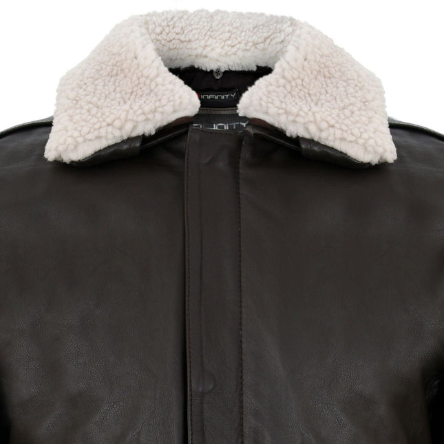 Mens Air Force A2 Cowhide Bomber Jacket-Montreal