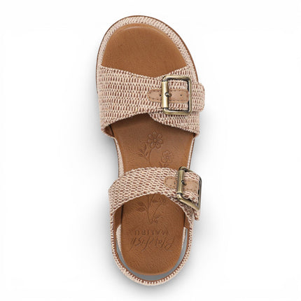 Blowfish Malibu Women’s Beige Faux Leather Platform Sandals - Magical