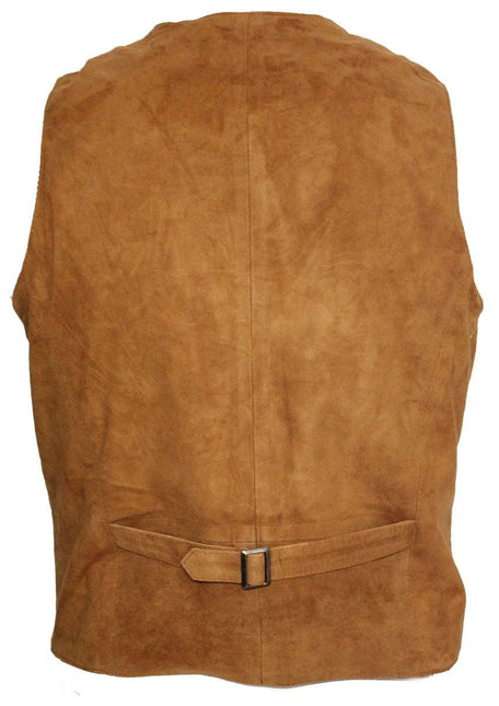 Mens Classic Goat Suede Leather Waistcoat-Norwich