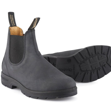 Blundstone #587 Rustic Black Chelsea Boot