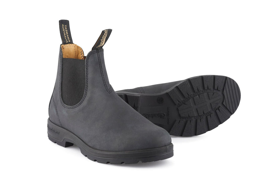 Blundstone #587 Rustic Black Chelsea Boot