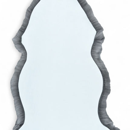 Genuine Grey Sheepskin Natural Silky Soft Fluffy Real Wool Rug