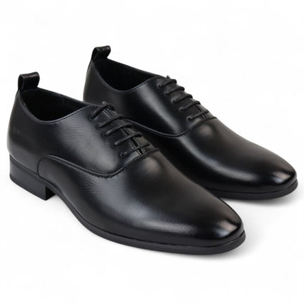 Men’s Black Classic Lace Up Oxford Derby Shoes