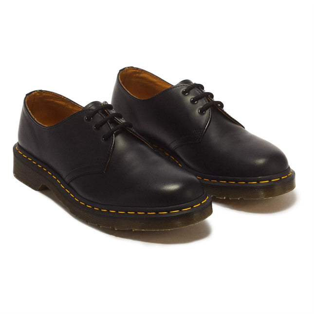 Dr Martens 1461 Black Smooth Leather 3-Eye Oxford Shoes - 11838002
