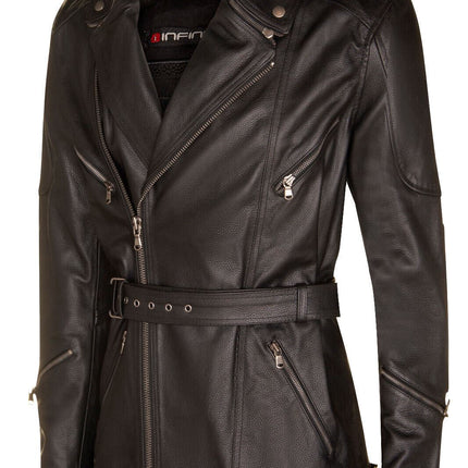 Mens Cross Zip CE Armour Biker Jacket - Budapest