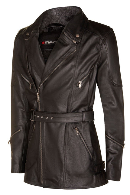 Mens Cross Zip CE Armour Biker Jacket - Budapest