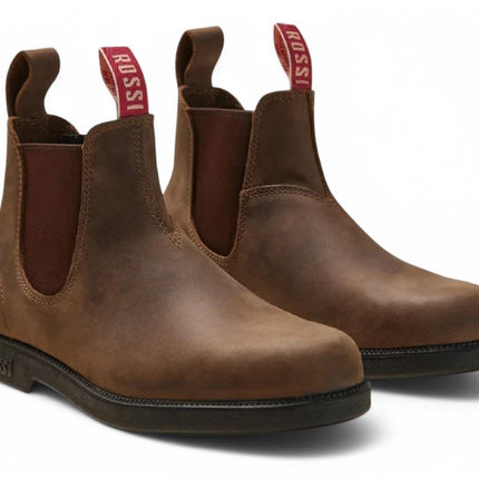 Rossi 607 Booma Rustic Brown Leather Chelsea Boot