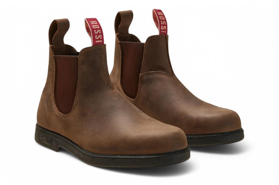 Rossi 607 Booma Rustic Brown Leather Chelsea Boot