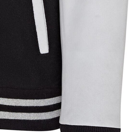 Letterman Baseball Wool Leather Varsity Bomber Jacket - Genoa