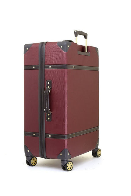 Vintage Hard Shell  Luggage Trunk Suitcase Set