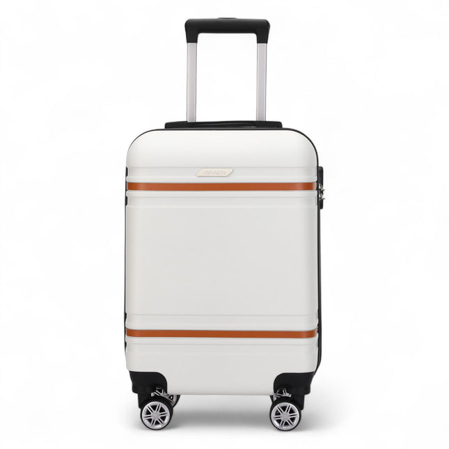 Hard Shell Cabin 36 x 22 x 56 cm ABS Suitcase Suitable for Easyjet, Ryanair, Wizzair