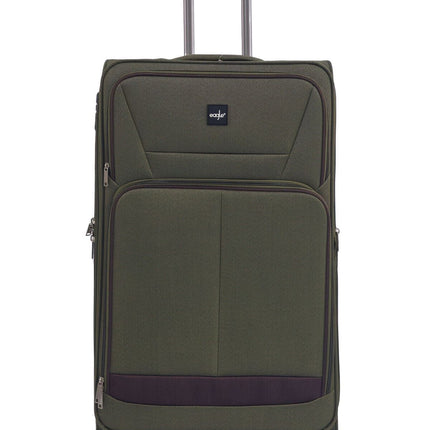 Soft 3 pcs Luggage Suitcase Set Cabin Light Travel Bags