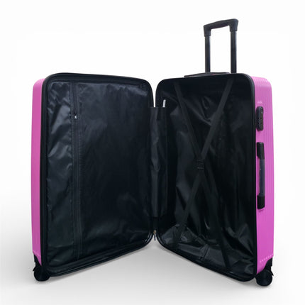 Hardshell Suitcase Set Robust 8 Wheel Luggage Cabin Case Bag