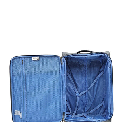 Lightweight  Soft Suitcases 4 Wheel Luggage Travel Bag