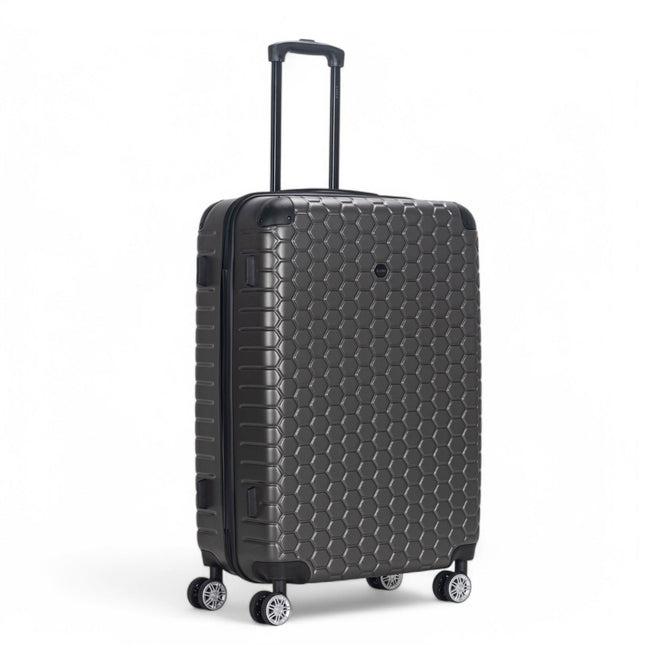 Hard Shell ABS 8 Wheel Luggage Travel Cabin Holiday Bags Suitcase Set
