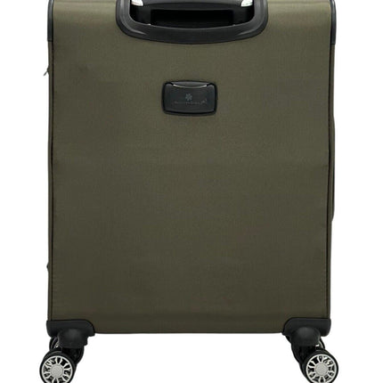 Lightweight Suitcase  4 Wheel Luggage Travel Cabin TSA Soft Bag