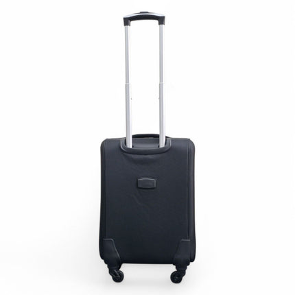 Soft Shell Lightweight Nylon Suitcase Set 4 Wheel Travel Case Holiday Bags