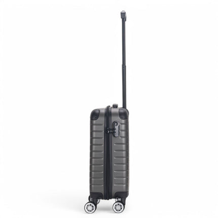 Hard Shell ABS 8 Wheel Luggage Travel Cabin Holiday Bags Suitcase Set