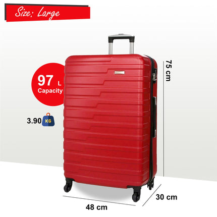 Robust Luggage Lightweight Hard Shell Suitcase