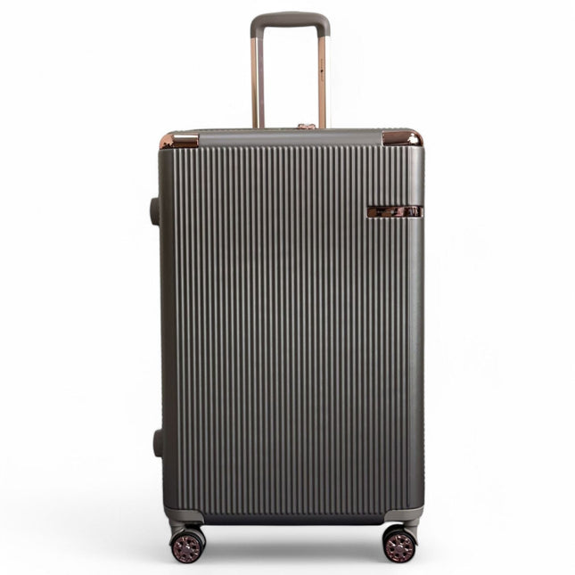 Expandable Hard Shell 8 Wheels Luggage Travel Cabin Suitcase Set