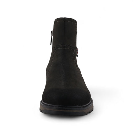 Mustang Men's Dark Grey Water-Resistant Chelsea Ankle Boots