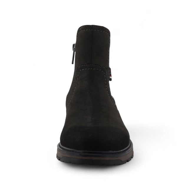 Mustang Men's Dark Grey Water-Resistant Chelsea Ankle Boots