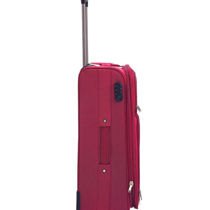 Soft 3 pcs Luggage Suitcase Set Cabin Light Travel Bags