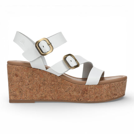 Blowfish Malibu Womens White Wedge Strappy Espadrille Heel Sandals - Ali