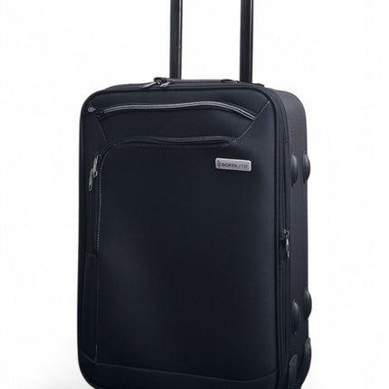 Lightweight Soft Shell 8 Wheels Luggage Travel Cabin Holiday Bags Suitcase Set