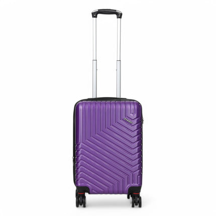 Hard Shell Expandable Cabin 55 x 37 x 22 cm cm ABS Suitcase Luggage Suitable for Easyjet, Ryanair