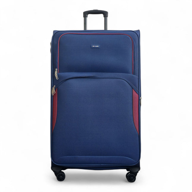 Expandable Soft 8 Wheel Lightweight Suitcase Luggage Travel Bags Set