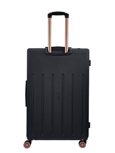 Lightweight Black Hard Shell ABS Suitcase Set Luggage Travel Cabin Case Bags