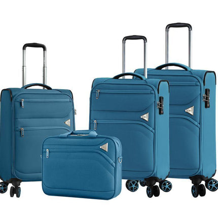 Lightweight Soft  Dual 4 Wheel Luggage Suitcases