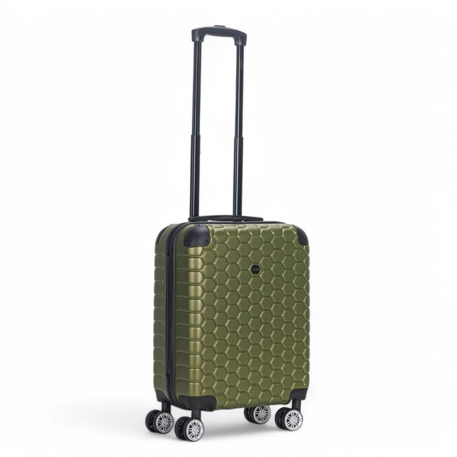 Strong ABS Hardshell Cabin Suitcase 55 x 40 x 20 cm Luggage Suitable for Easyjet, Ryanair