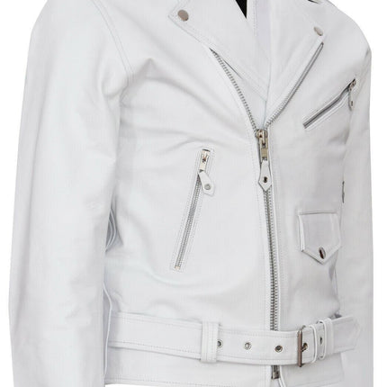 Mens Cow-Hide Black Brando Jacket -Venice