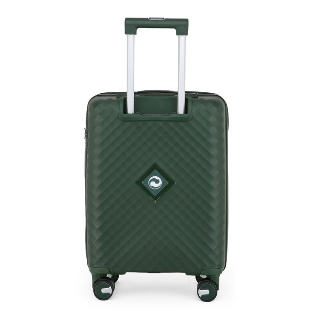 Dual 4 Wheel Robust Lightweight TSA Hard Shell Suitcase Luggage Travel Bags Set
