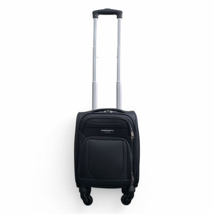 Soft Shell Lightweight Nylon Suitcase Set 4 Wheel Travel Case Holiday Bags