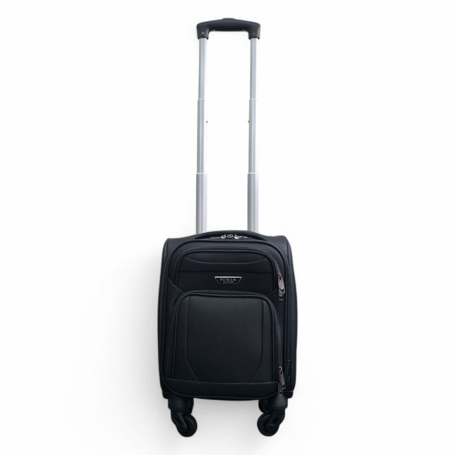 Soft Shell Lightweight Nylon Suitcase Set 4 Wheel Travel Case Holiday Bags