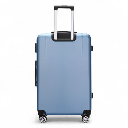 Hard Shell Modern Dual 4 Wheel Luggage Suitcase Set