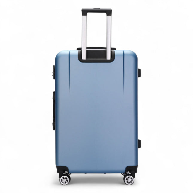Hard Shell Modern Dual 4 Wheel Luggage Suitcase Set